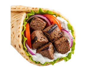 Beef Souvlaki Wrap 